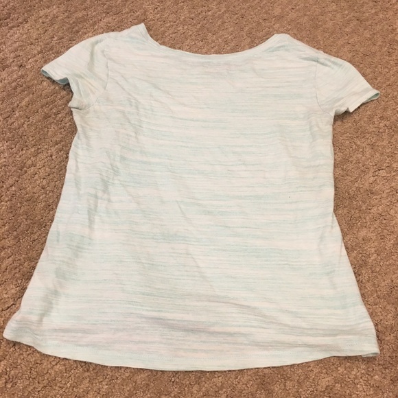 Blue striped juniors T-shirt. - Picture 2 of 3
